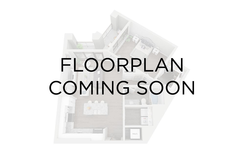 1 BEDROOM APARTMENT A-06 - 1 bedroom floorplan layout with 1 bathroom and 747 square feet